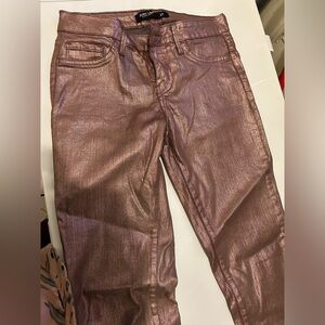 Skinny Gold Metallic Pants